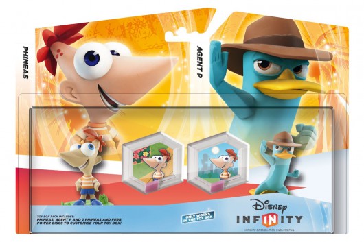 Phineas and Ferb Toy Box Pack (Phineas, Agent P) - Packaging (EU)