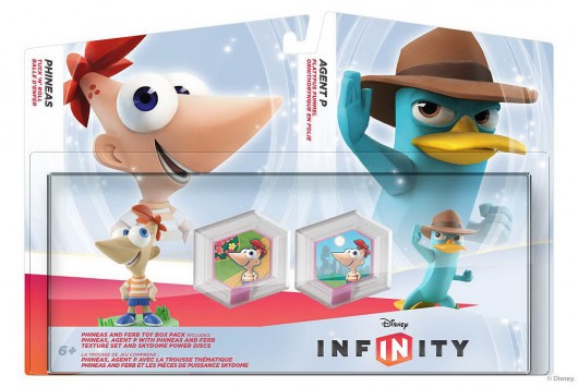 Phineas and Ferb Toy Box Pack (Phineas, Agent P) - Packaging